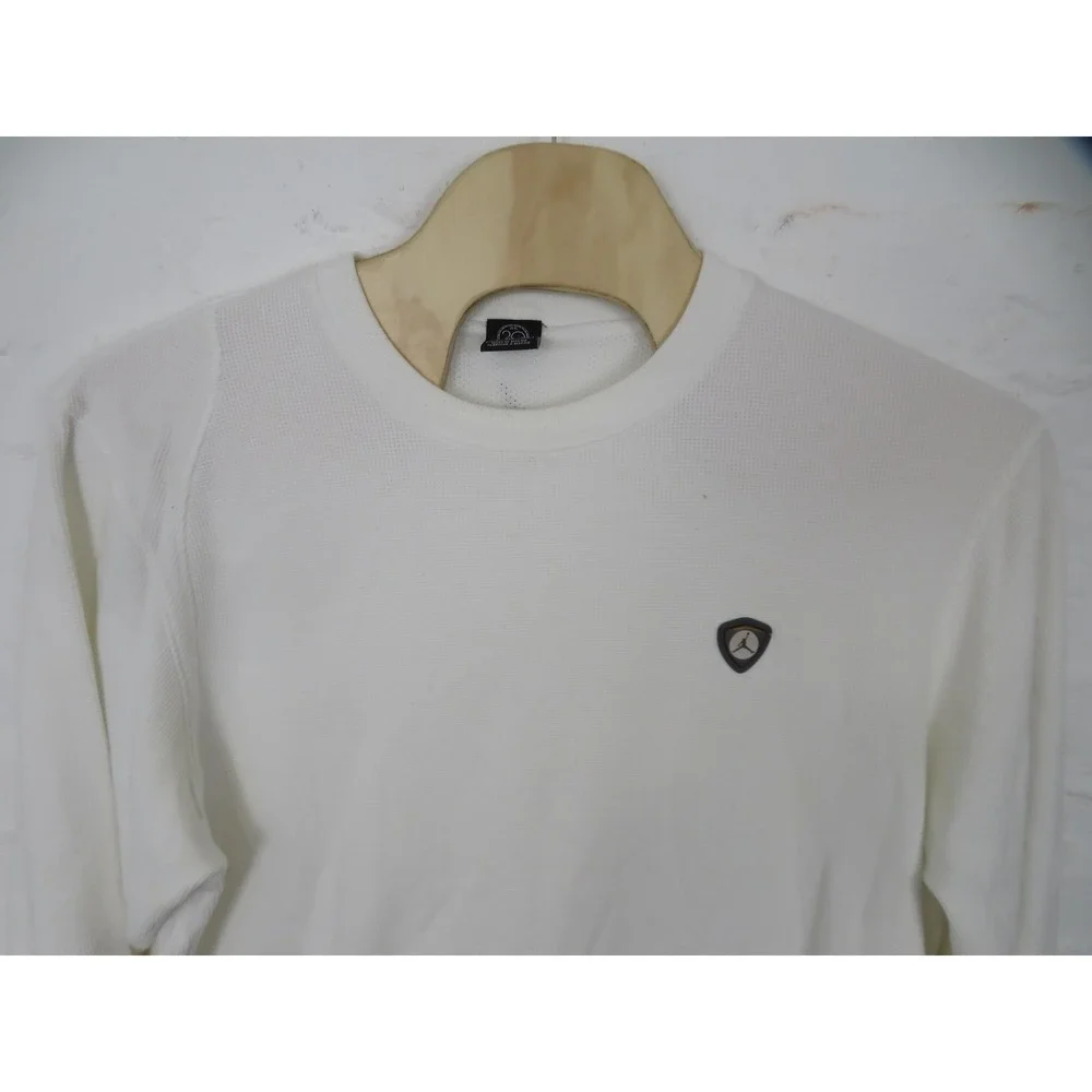 Vtg Air Jordan 2005 Shirt Mens 3XL White Thermal Long Sleeve Jumpman Basketball